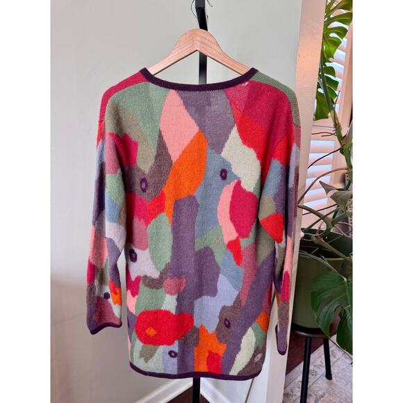 Peruvian Connection Patch Colorful Sweater - Picture 4 of 5